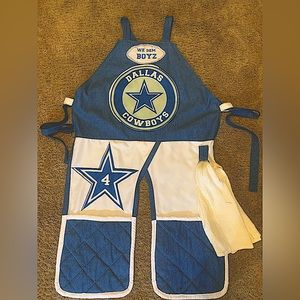 Custom Dallas Cowboys grilling apron…handmade with love!